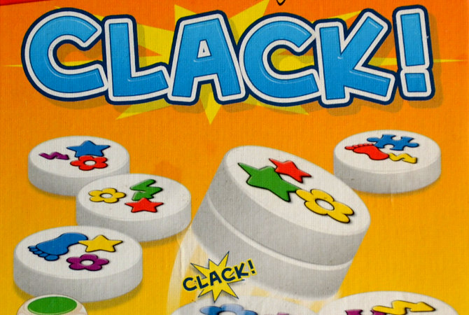 Vorschaubild vom Würfelspiel Clack - ein Spiel mit magnetischen Scheiben ab 4 Jahren