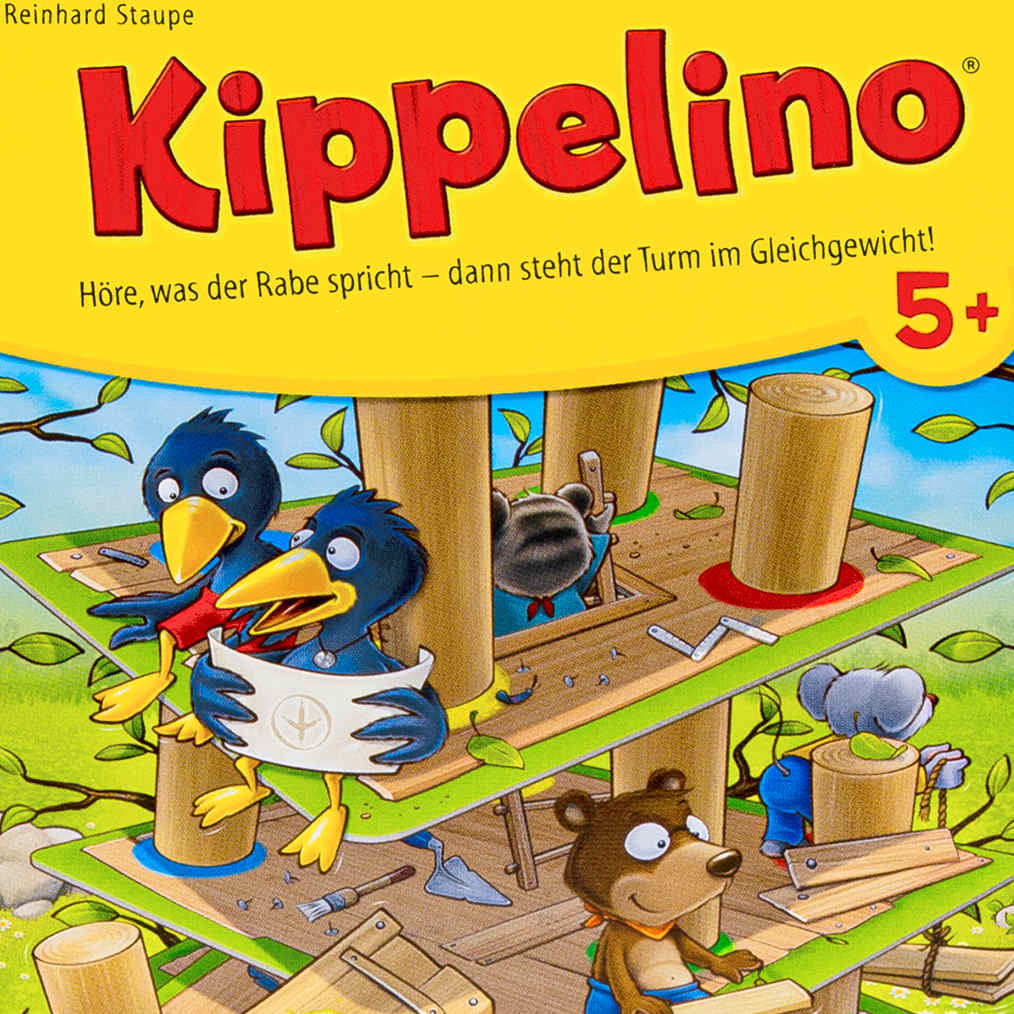 Kippelino Turmbauen mit Karten und Chips