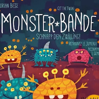 Monster-Bande ein Suchspiel für Kinder
