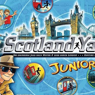 Scotland Yard Junior ein kooperatives Suchspiel ab 6 Jahren